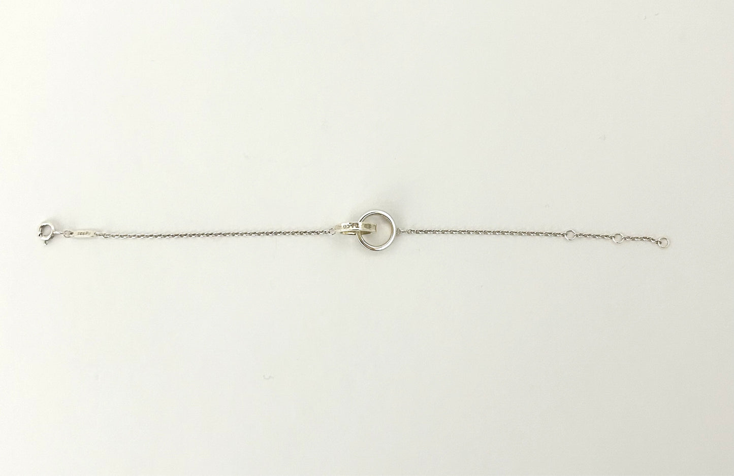1837インターロッキングサークルブレスレット