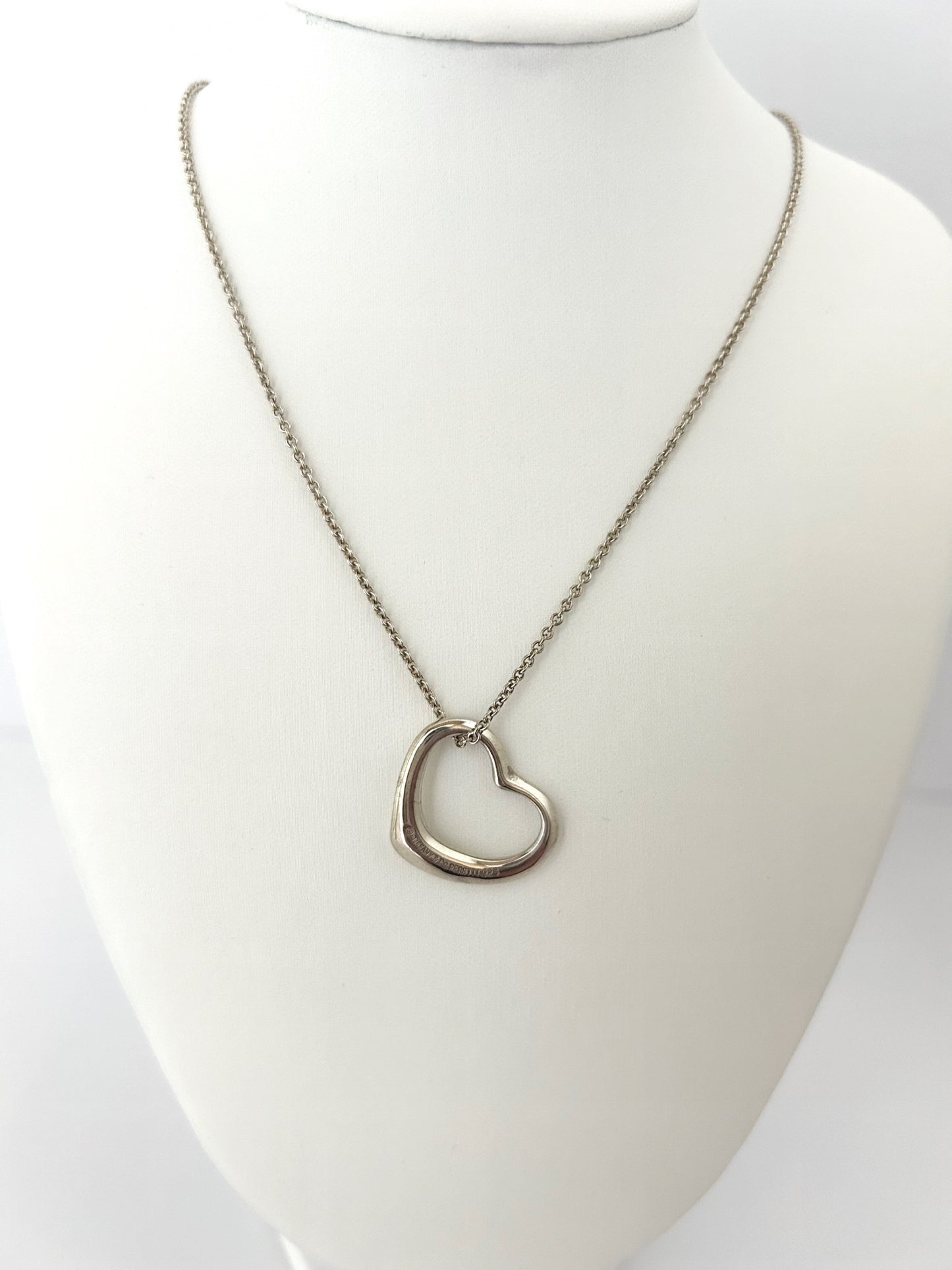 オープンハートネックレス(M)