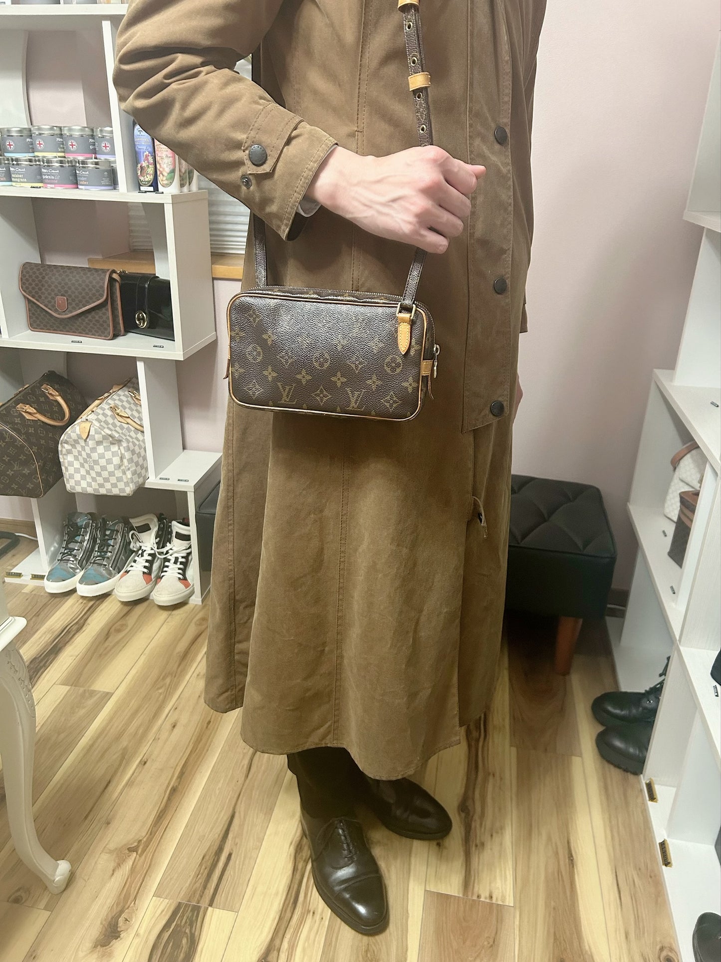 モノグラムポシェットマルリーバンドリエール
