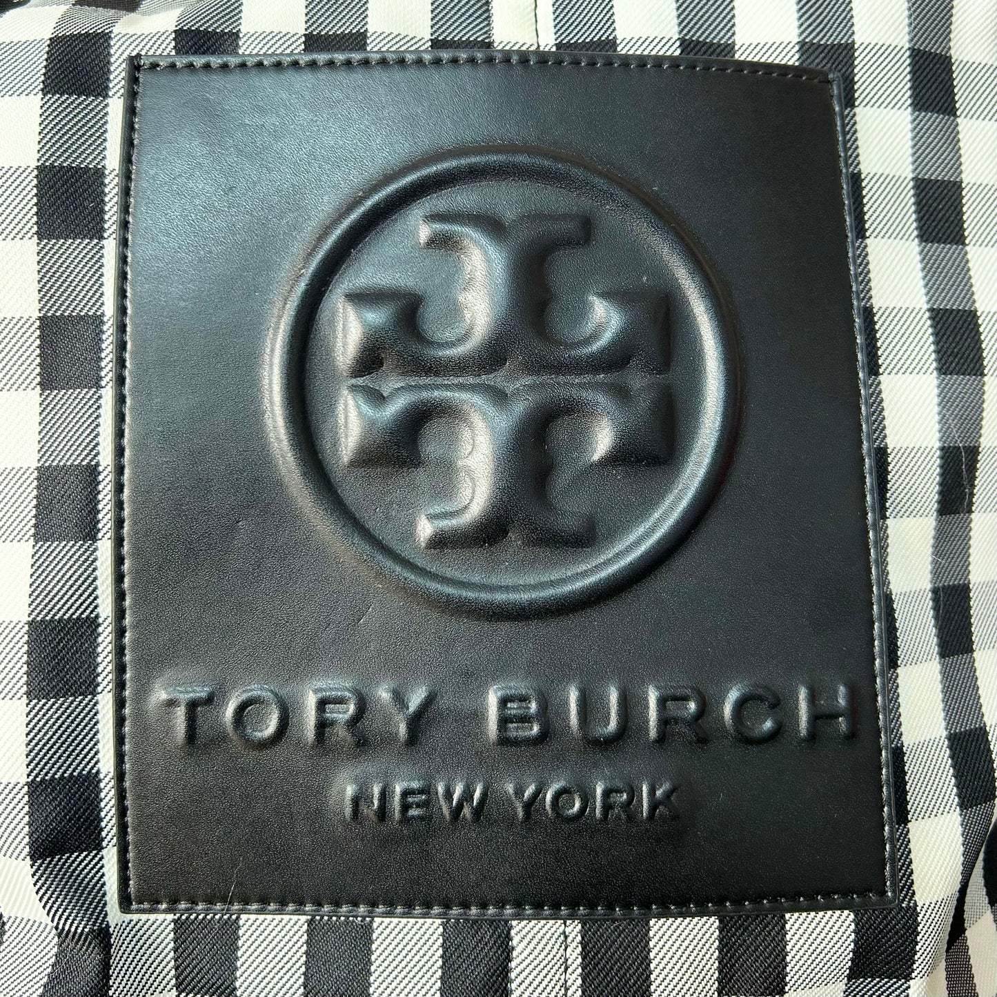 トリーバーチギンガムチェックトートバッグ